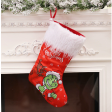 Christmas Hanging Stocking Home Use for Candy Gift Wrapper Party Tree Mantel Decoration