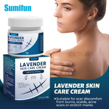 (Jar ointment) Set di balsami per la cura delle cicatrici alla lavanda Gel per la cura della pelle