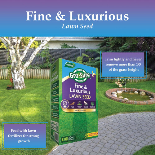 Westland Gro-Sure Fine & Luxurious Lawn Seed Box 30m² 2