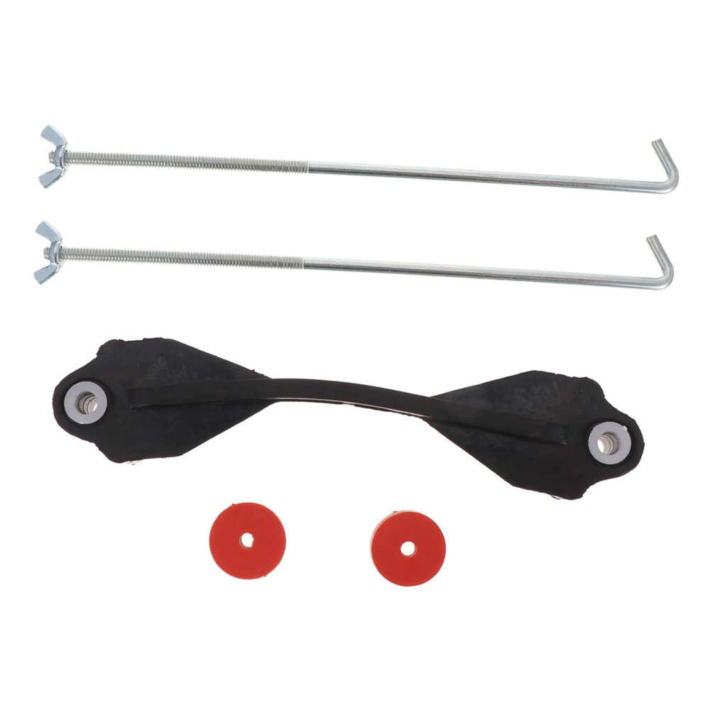 Universal Car Battery Hold Down Bracket Kit, Durable Rubber Clamp With Bolts For Secure Mount 9330225479550