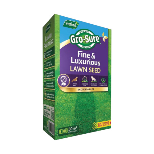 Westland Gro-Sure Fine & Luxurious Lawn Seed Box 30m²