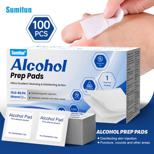 Wegwerpalcohol-desinfectiepads 1