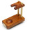 Wooden Tobacco Pipe Stand Holder Rack, Solid Wood Single Pipe Display with Stable Table Base 2