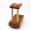 Wooden Tobacco Pipe Stand Holder Rack, Solid Wood Single Pipe Display with Stable Table Base 3