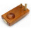 Wooden Tobacco Pipe Stand Holder Rack, Solid Wood Single Pipe Display with Stable Table Base 4