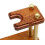 Wooden Tobacco Pipe Stand Holder Rack, Solid Wood Single Pipe Display with Stable Table Base 5