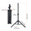 Adjustable Speaker Stand with Reinforced Steel Support and Stable Triangular Base for Studio Monitors (Color A) 2