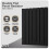Dellonda Baridi Horizontal Radiator Double Flat Panel 8