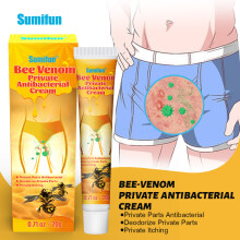(B) Crema per il prurito vaginale maschile Crema per la cura della pelle privata