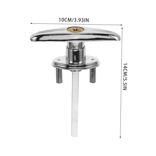 T Handle Garage Door Lock Kit with CrossShaped Bolt for Enhanced Security and Easy Replacement Installation 1