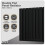 Dellonda Baridi Horizontal Radiator Double Flat Panel 8