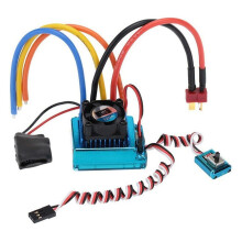 RC Brushless ESC 120A Waterproof Speed Controller for 1/10 RC Car Truck, Current, Smooth Control
