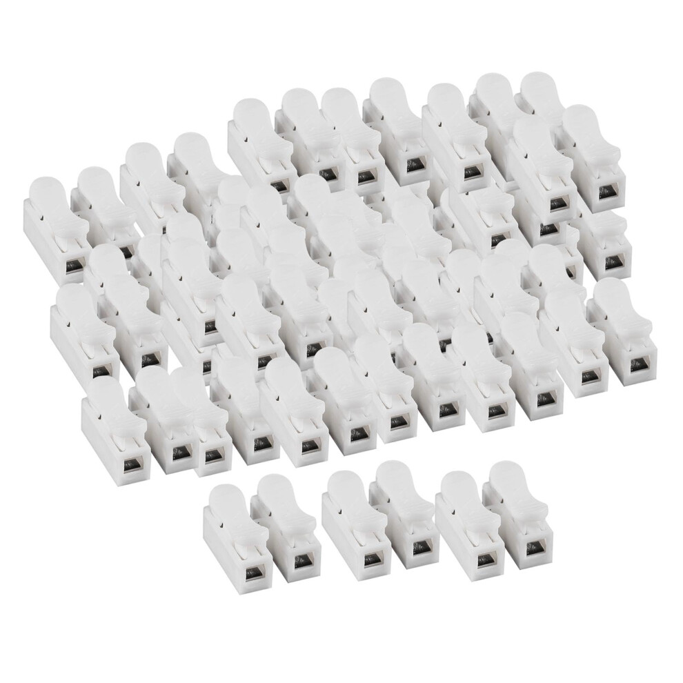 100 Pack Spring Wire Connectors With Reliable Spring Contact, Fast Press Installation And Flame Retardant Housing 9073542148883