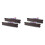4X Rectangular LED Tail Light Bar Brake Indicator Rear Bumper Flowing Turn Signal Lamp DRL 1