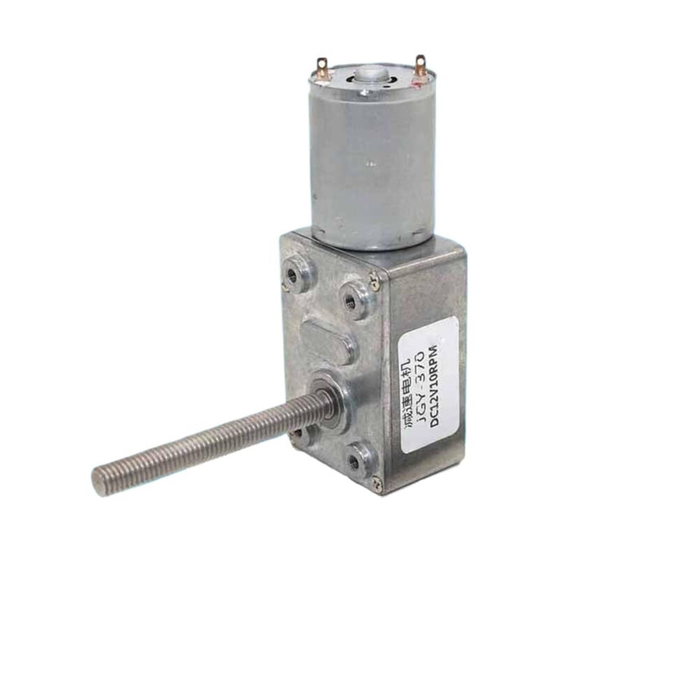 Jgy370 24V Dc Worm Gear Motor Torque Selflocking Metal Gearbox Right Angle Design 9073542148982