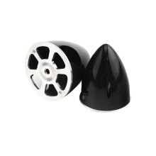 RC Airplane Propeller Carbon Fiber Two Blade Universal 83mm Spinner Lightweight Durable Replacement