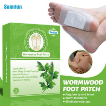 (Wormwood 12 stickers/box) Patch pour les pieds 2 en 1 Armoise, Gingembre, Vinaigre de bambou Lavande Patch pour les pieds