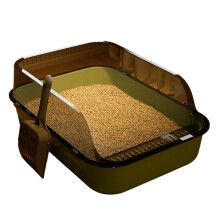 Extra Large Cats Litter Box With High-Mint Green extra large