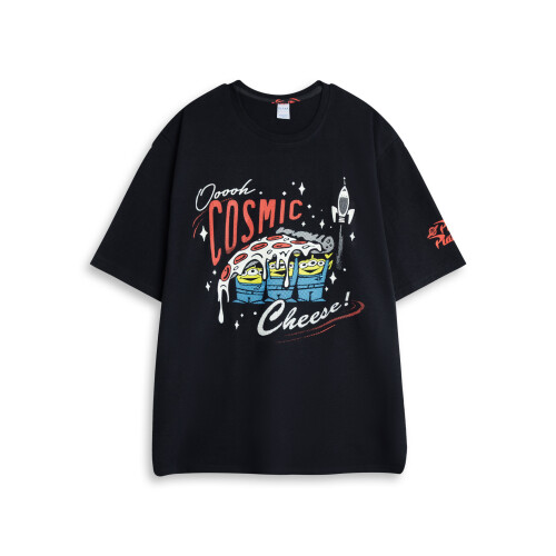 Disney (Small) Disney Short Sleeve Long Leg Pyjama Set (Mens Black) 2
