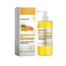 New model Eelhoe Turmeric Glow Facial Cleanser Deep Cleansing Face Remover Beauty Makeup Refreshing Not Tight Turmeric Facial Cleanser