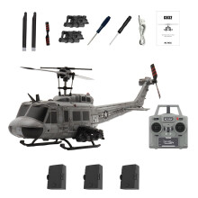 RC ERA C032 UH1 Huey 1/48 Scale RC Helicopter, 6CH Remote Aircraft with Optical Flow and Altitude Hold