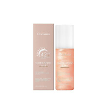 Sheer Body Mist spf42 Sunscreen Spray Infused with Shimmering Body Oil Broad-Spectrum Sunscreen