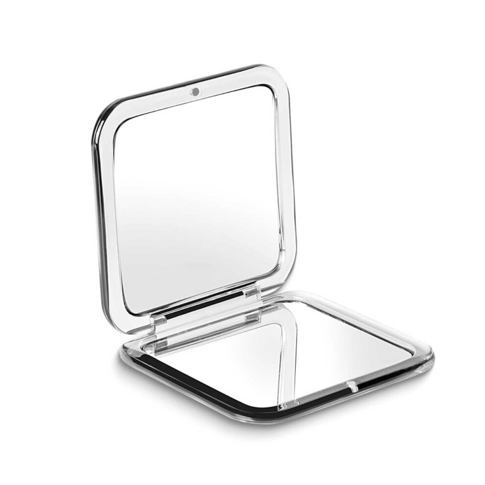 Inf Black 30X Magnifying Makeup Mirror - Foldable, Double Sided Pocket Cosmetic Mirror