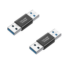 USB 3.0 Stecker auf Stecker Adapter – 2er-Pack – Direkte Verbindung für Datenübertragung