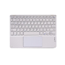 Kabellose Touchpad-Tastatur für Tablets White L