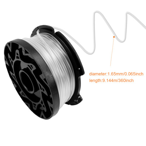 Trådsneller for Black & Decker gresstrimmere, 6 stk. Black 2