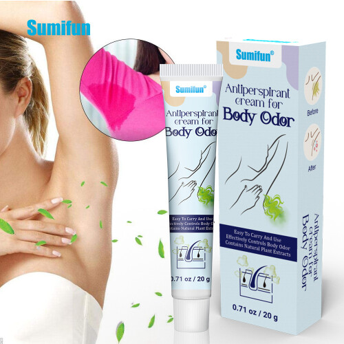 Crème anti-odeur sous les bras, odeur corporelle à base de plantes, déodorant longue durée 1