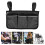 Wheelchair Side Bag with Multiple Pockets, Waterproof Armrest Organizer for Mobility Aids Black 3