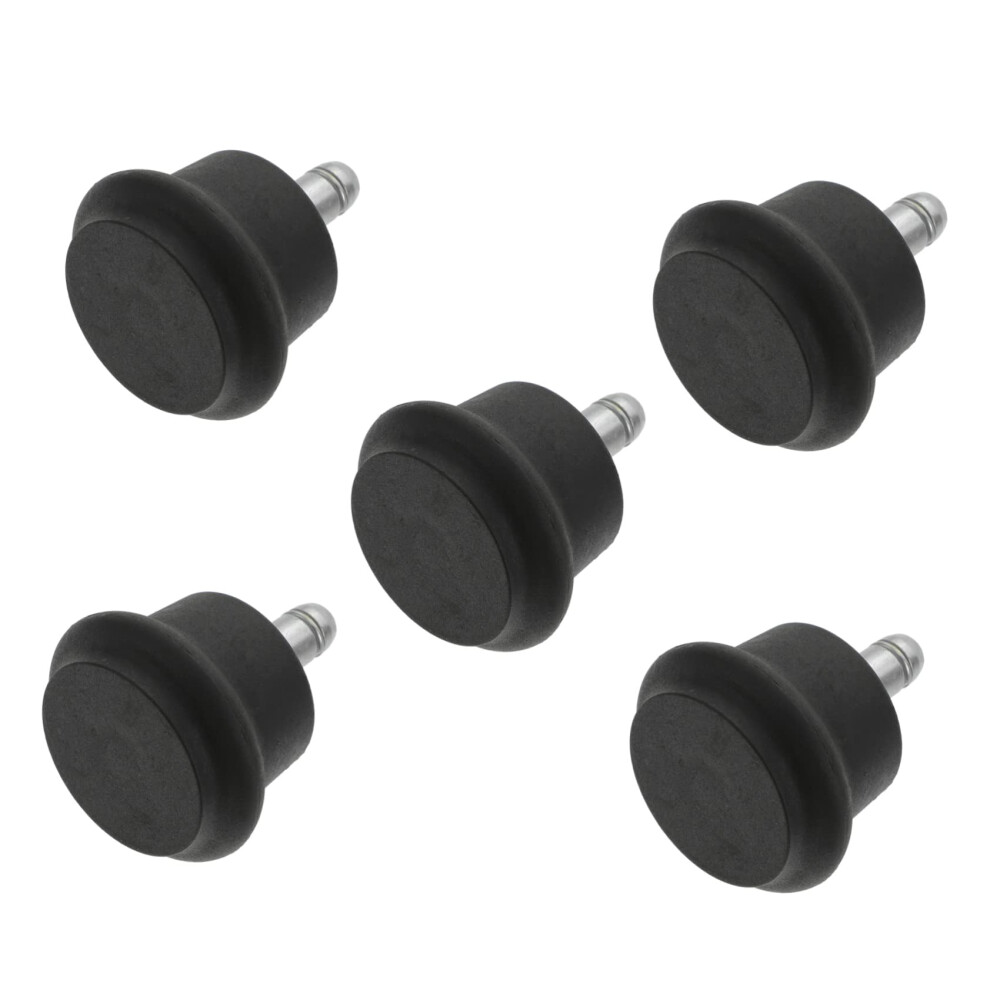 5Pcs Office Chair Wheels Replacement Silent Smooth Rolling Heavy Duty Swivel Casters For Hardwood Floors 9330225481041
