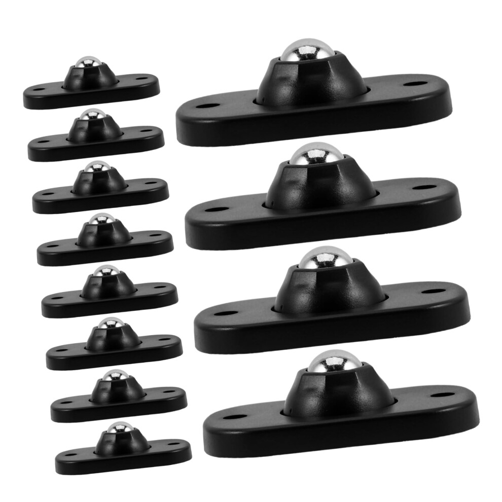 16Pcs Self Adhesive Caster Wheels 360 Swivel Mini Furniture Rollers For Cabinet Trash Can Quiet Durable 9330225481072