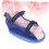 Walking Boot Cover Waterproof Cast Protector with Adjustable Comfortable Fit Unisex Blue Design 4