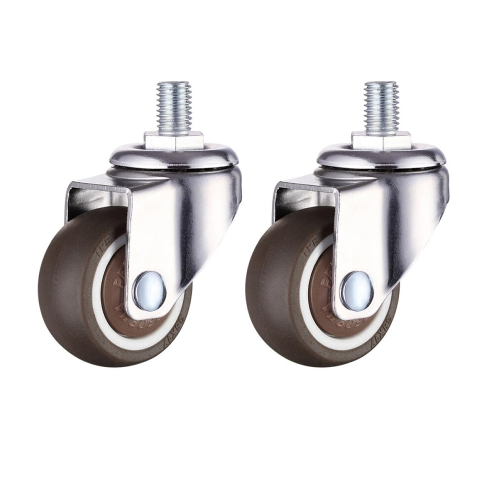 Office Chair Caster Wheels 4Pcs Rubber Replacement Set For Hardwood Floors Quiet 360 Rolling 9330225481089