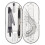 Geometry Set 8 Piece Compass and Protractor Kit for Students with Clear Plastic Precision Drawing Tools and Storage Box 1