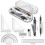 Geometry Set 8 Piece Compass and Protractor Kit for Students with Clear Plastic Precision Drawing Tools and Storage Box 2