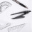 Geometry Set 8 Piece Compass and Protractor Kit for Students with Clear Plastic Precision Drawing Tools and Storage Box 3