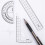 Geometry Set 8 Piece Compass and Protractor Kit for Students with Clear Plastic Precision Drawing Tools and Storage Box 4