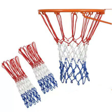 Basketballnetz-Set – Rot, Weiß & Blau