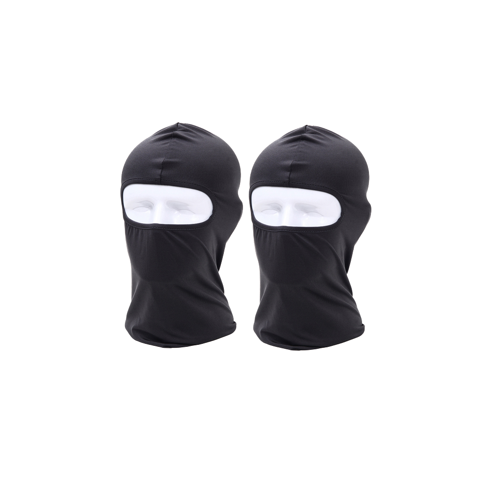 Balaclava / Ski Mask / Mc Hood 2-Pack M Black 7314280526482