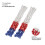 Conjunto de rede de basquete - vermelho, branco e azul 3