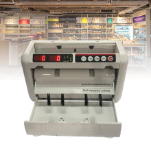 Money Counter Machine with UV/MG Counterfeit Detection, Speed Bill Counter for Banks and Retail