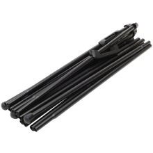 Portable Folding Easel Stand, Adjustable Height Art Tripod for Painting Display, Black Metal