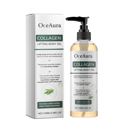 (C) Collagen Body Oil for Firming & Anti Aging, Deeply Hydrates Fast Absorbing, Hydrating Oil for Dry Skin & Elasticity
