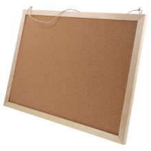 DoubleSided Cork Bulletin Board for Wall with Wood Frame, Easy Installation and Home Office Use