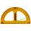 Ergonomic Handle Plastic Geometry Protractor for Accurate 180 Angle Measurement Classroom Use 1
