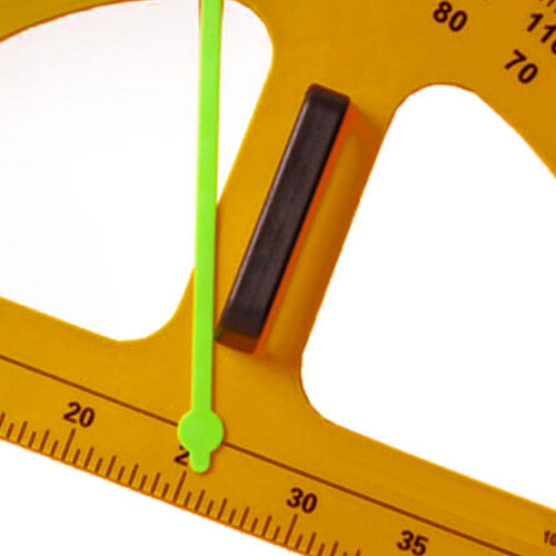 Ergonomic Handle Plastic Geometry Protractor for Accurate 180 Angle Measurement Classroom Use 2