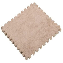 HZLXF1 12pcs EVA Foam Floor Mats Set, Interlocking Non Slip Waterproof Tiles for Home Gym Yoga Room Camel